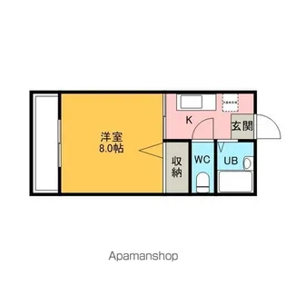 サニーヒルズ【2階】の間取り