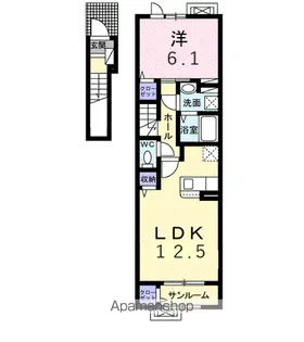 虹【2階】の間取り