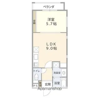 MMセブンコート【206号室】の間取り