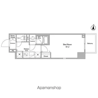 BPRレジデンス西早稲田【14階】の間取り