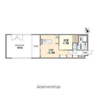 ACPレジデンス文京春日【1階】の間取り