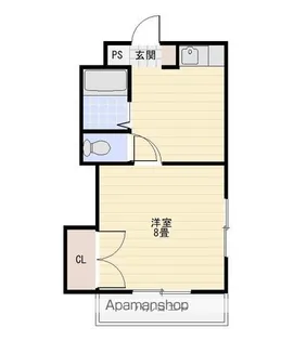 カレッジハイツひまわり【303号室】の間取り