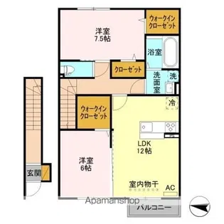 グレイスSK【2階】の間取り