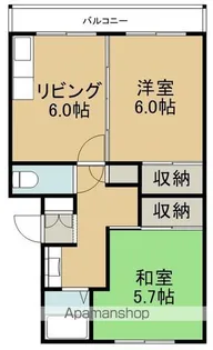 メゾン・ド・シャモニー【408号室】の間取り