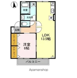 ハイグラッド A【2階】の間取り