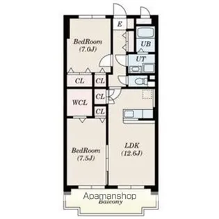 アティチヒロ【1階】の間取り