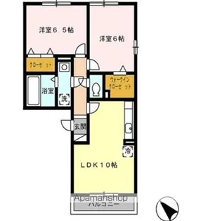 ジョリープレイスII【2階】の間取り