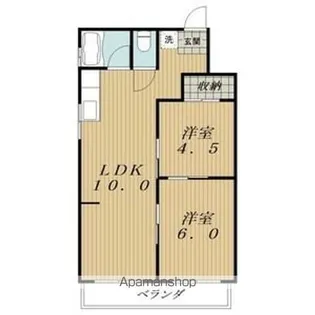 道三ビル【4階】の間取り