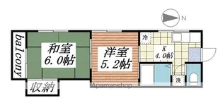 コーポマリーナ【2階】の間取り