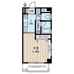 リヴェール睦 白山【4階】の間取り