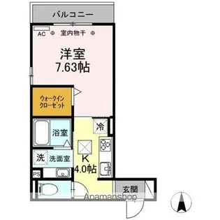 ALLUGE岐阜(アリュージュ)【1階】の間取り