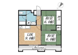 プレアール鷹の巣Ⅳ【8階】の間取り