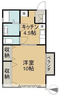 リースン330Ⅱ【2階】の間取り