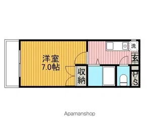 ミュー中町【2階】の間取り