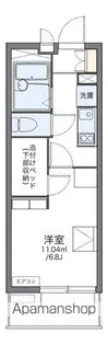レオパレスワールド新船橋【1階】の間取り