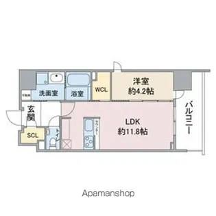 (仮称)久屋大通公園レジデンス【13階】の間取り