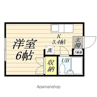 トラッド菅田【201号室】の間取り