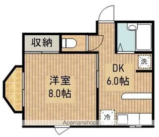 ヴェルヌーブⅡ【4階】の間取り