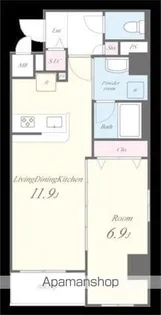 ヒューゲル本郷【2階】の間取り