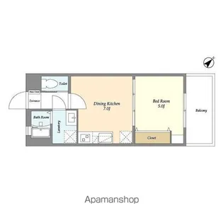 ウィルテラス押上【4階】の間取り