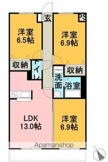 グランドソレーユ【1階】の間取り