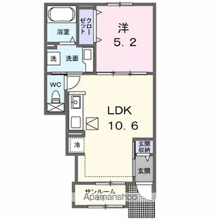 GRAPE・GARDEN【1階】の間取り