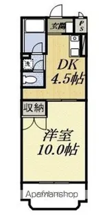 メゾンフルール【2階】の間取り
