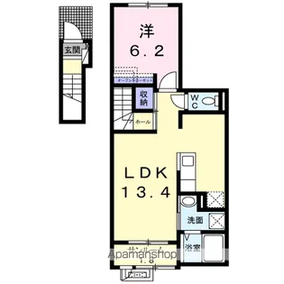 LUMTERE東横【2階】の間取り
