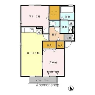 シュトラール A【2階】の間取り