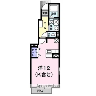 ベラストラーダ【1階】の間取り