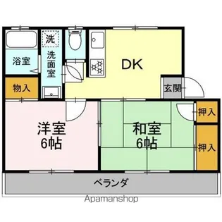 エンジェル 3【205号室】の間取り