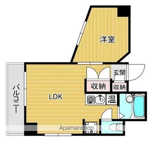 カーサ ソレアーダ長尾【4階】の間取り