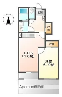 アシューレ広【1階】の間取り