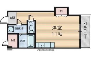 グランビジュー【3階】の間取り