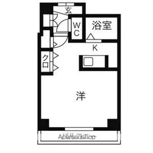 1Kの間取り画像