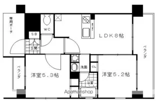 エステムプラザ京都御所ノ内REGIA【3階】の間取り