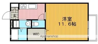 ソレイユ蛍池【2階】の間取り