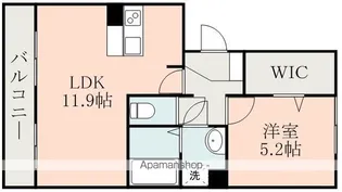 タウンフォートⅠB棟【2階】の間取り
