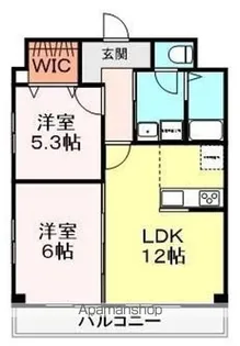 TENOHA TOYOHASHI【215号室】の間取り