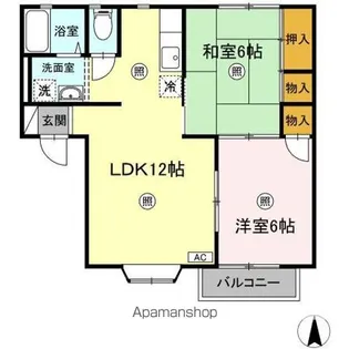 ベェルエポック今【2階】の間取り