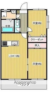 ウィンダムYAMAKI【102号室】の間取り