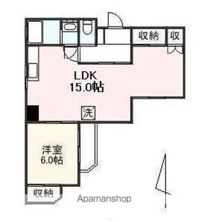 中野町マンション【2階】の間取り