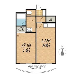コーポYSD【1階】の間取り