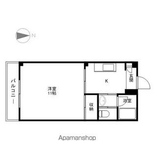 プレジデント穂高【3階】の間取り