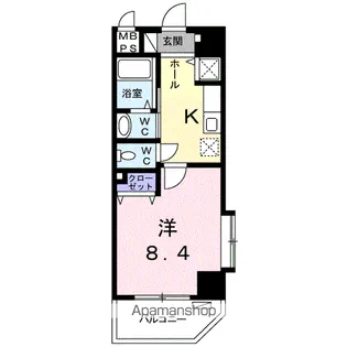 エレガンテそべ【9階】の間取り
