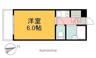 リバーハイツ【102号室】の間取り