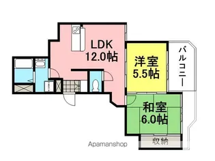 ファースト武庫之荘【602号室】の間取り