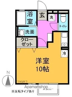 ハイブルーム【2階】の間取り