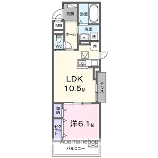ボナミ A【1階】の間取り