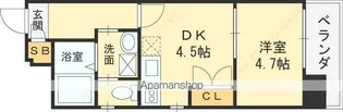 ネクストステージ関目【404号室】の間取り